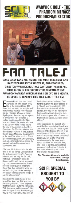 Filmink Interview - May 2002